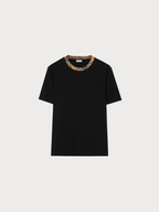 BURBERRY (M) Check Trim Cotton T-shirt(3 Colors)