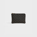CELINE Coin Purse in Triomphe Canvas (Brown)