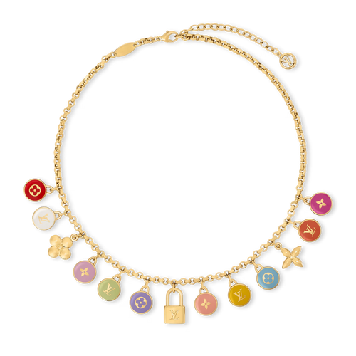 LOUIS VUITTON M03506 LV Confetti Necklace | 路易威登 頸鏈 (彩色)