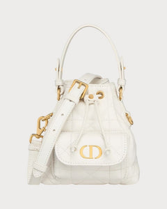 CHRISTIAN DIOR Dior Caro Bucket Bag Lambskin(Nano/3 Colors)