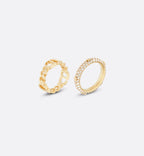 CHRISTIAN DIOR Petit CD Ring Set | Dior ring set (gold)