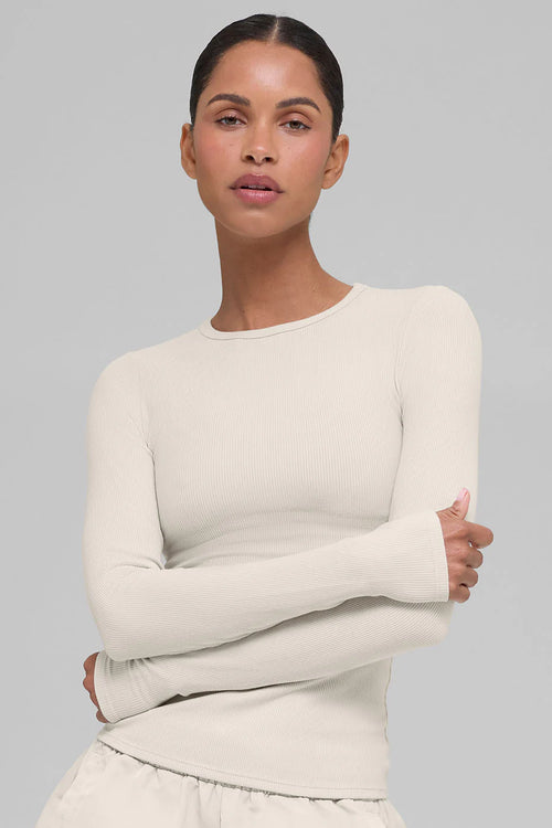 ALO YOGA Ribbed Modal Long Sleeve | 羅紋長袖上衣 (多色)