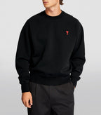 AMI PARIS Men's Boxy Fit Ami De Coeur Sweatshirt | 阿米巴黎 男仕上衣 (黑色) - LondonKelly 英國名牌代購