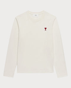 AMI PARIS(M) Long Sleeves Ami De Coeur T-Shirt Cotton(2 Colors) - LONDONKELLY 英國名牌代購