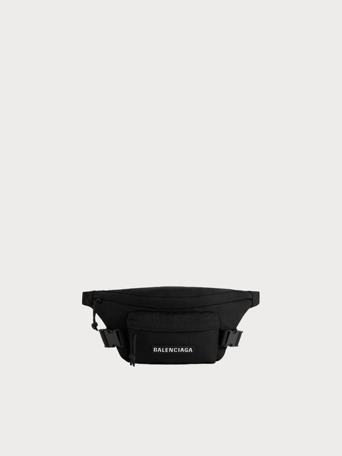 BALENCAIGA (M) Ski Beltpack Water Repellent Recycled Nylon(Black) - LONDONKELLY 英國名牌代購
