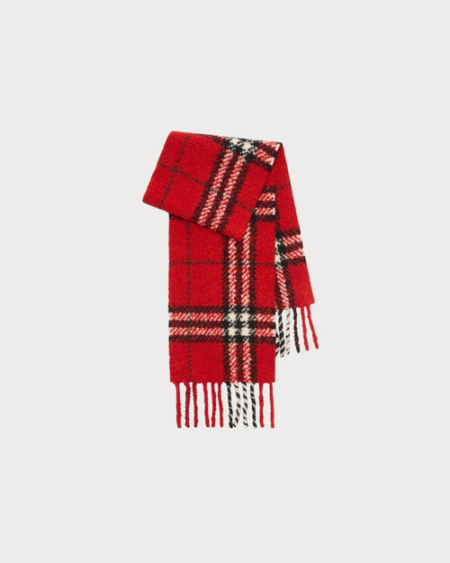 BURBERRY Check Alpaca Wool Blend Boucle Scarf | 博柏利 頸巾 (多色) - LONDONKELLY 英國名牌代購