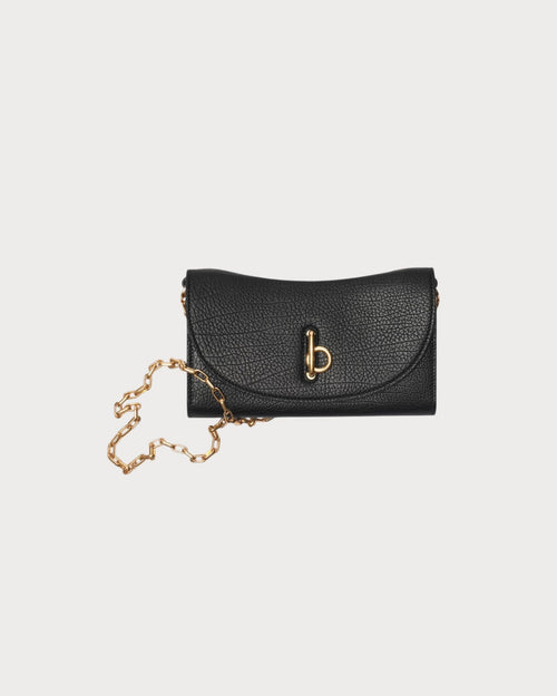 BURBERRY Rocking Horse Chain Strap Wallet Black | 博柏利 銀包連鏈帶 (黑色) - LONDONKELLY 英國名牌代購