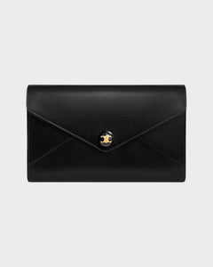 CELINE Envelope Wallet On Chain In Shiny Calfskin | 賽琳 銀包連鏈帶 (多色) - LONDONKELLY 英國名牌代購