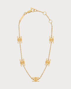 CELINE Triomphe Mini Triomphe Bracelet | 賽琳 手鏈 (金色)