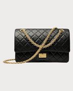 Chanel A37586 Classic 2.55 Handbag Aged Calfskin(Medium/2 Colors) - LONDONKELLY 英國名牌代購