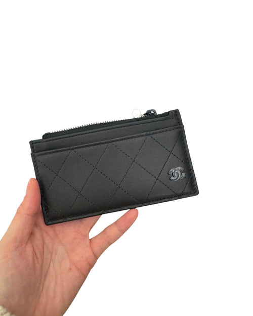 CHANEL AP3823B So Black Card Holder | 香奈兒 卡套 (全黑色) - LONDONKELLY 英國名牌代購