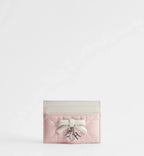 CHRISTIAN DIOR Lady Dior Freesia Two - Tone Card Holder | 迪奧 卡套 (粉/白拼色) - LondonKelly 英國名牌代購