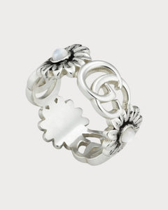 GUCCI Double G Mother of Pearl Ring | 古馳 戒指 (多色) - LONDONKELLY 英國名牌代購