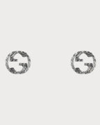 GUCCI Interlocking Stud Earrings | 古馳 耳環 (銀色) - LONDONKELLY 英國名牌代購