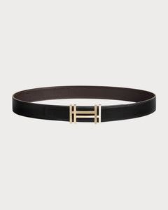 HERMES Men's H Au Carre Belt Buckle & Reversible Leather Strap | 愛馬仕 男仕雙面皮帶 (32MM/ 多色) - LONDONKELLY 英國名牌代購