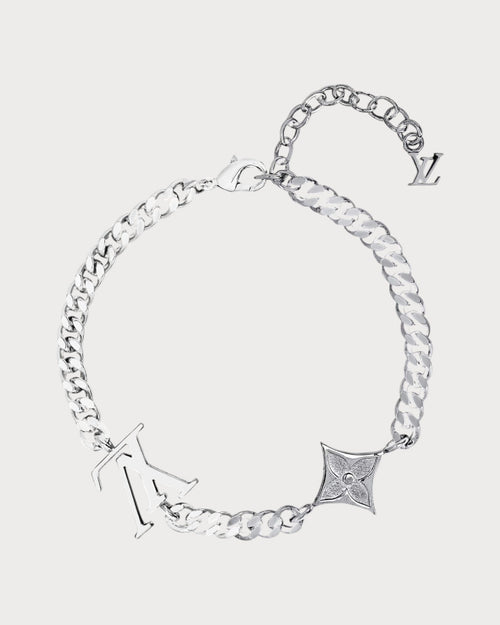 LOUIS VUITTON M00508 Men's LV Instinct Bracelet | 路易威登 男仕手鏈 (銀色) - LONDONKELLY 英國名牌代購