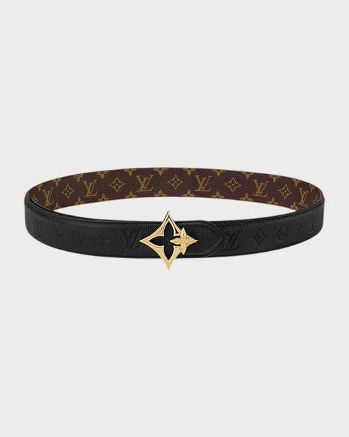 LOUIS VUITTON M8373U LV Flowergram 30mm Reversible Belt | 路易威登 雙面皮帶 (黑色) - LONDONKELLY 英國名牌代購