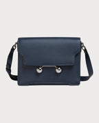 MARNI Deep Blue Leather Trunkaroo Medium Shoulder Bag | 瑪尼 手袋 (深藍色) - LondonKelly 英國名牌代購