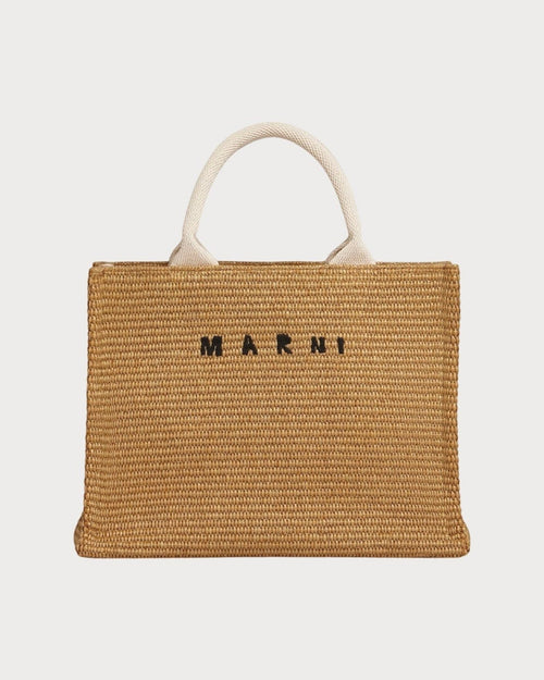MARNI Natural - Coloured Raffia - Effect Tote Bag(Small/Brown) - LONDONKELLY 英國名牌代購