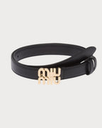 MIU MIU Logo Leather Belt | 繆繆 皮帶 (2CM/多色) - LONDONKELLY 英國名牌代購