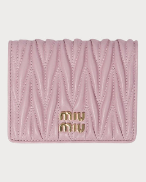 MIU MIU Matelasse Nappa Leather Wallet | 繆繆 銀包 (多色) - LONDONKELLY 英國名牌代購