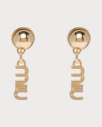 MIU MIU Metal Earrings | 繆繆 耳環 (金色) - LONDONKELLY 英國名牌代購
