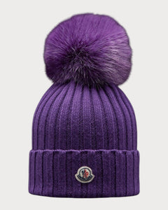 MONCLER Beanie with Pom Pom Wool(4 Colors) - LONDONKELLY 英國名牌代購