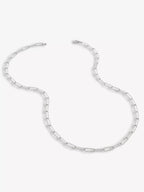 MONICA VINADER Alta Textured Sterling Silver Necklace | 頸鏈 (銀色) - LondonKelly 英國名牌代購