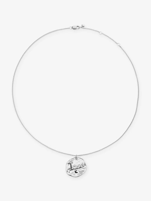 MONICA VINADER Capricorn Zodiac Sterling - Silver Pendant Necklace | 頸鏈 (銀色) - LondonKelly 英國名牌代購
