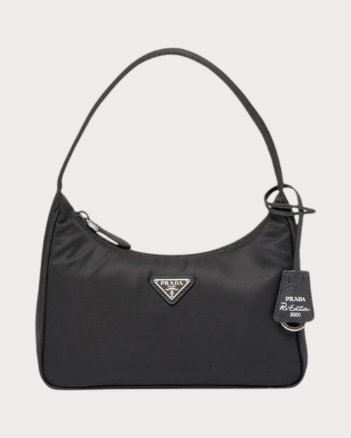 PRADA Re-Nylon Re-Edition 2000 Shoulder Bag | 普拉達 腋下袋 (Black)