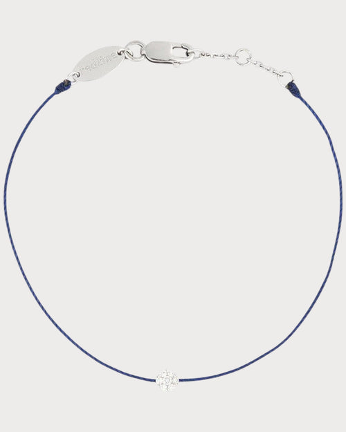 REDLINE White Gold and Diamond Illusion Bracelet | 紅繩 手鍊（白金/藍色） - LONDONKELLY 英國名牌代購