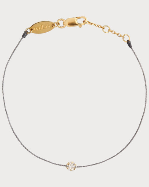 REDLINE Yellow Gold and Diamond Illusion Bracelet | 紅繩 手鏈 (0.05CT/黃金色) - LONDONKELLY 英國名牌代購