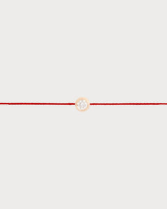 REDLINE Yellow Gold So Pure Bracelet | 紅繩 手鏈 (0.2CT/多色) - LONDONKELLY 英國名牌代購