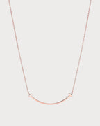 TIFFANY & CO. Tiffany T Smile Pendant in Rose Gold | 蒂芙尼 頸鏈 (玫瑰金) - LONDONKELLY 英國名牌代購