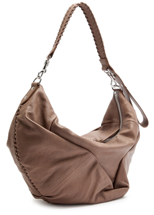 VIVIENNE WESTWOOD Agnes Medium Leather Shoulder Bag | 西太后 手袋 (啡色) - LondonKelly 英國名牌代購