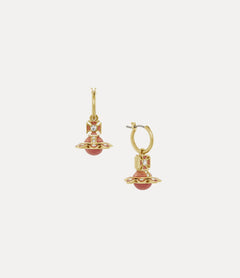 VIVIENNE WESTWOOD Capucine Light Rose Enamel Earrings | 西太后 耳環 (多色) - LondonKelly 英國名牌代購