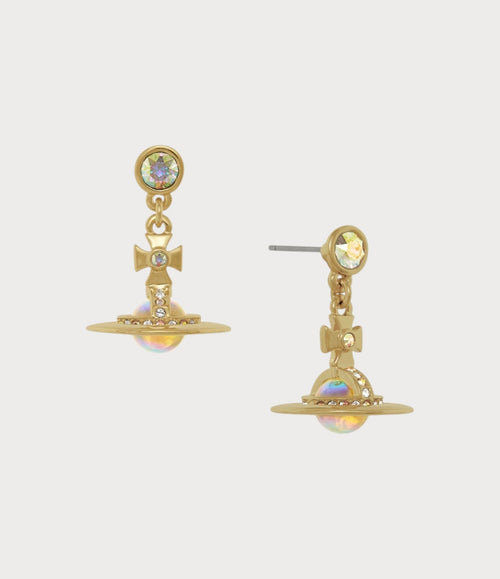 VIVIENNE WESTWOOD New Petite Orb Gold Earrings | 西太后 耳環 (金色) - LONDONKELLY 英國名牌代購