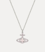 VIVIENNE WESTWOOD Olympian Pearl Pendant Necklace | 西太后 頸鏈 (銀色/粉紅色) - LondonKelly 英國名牌代購
