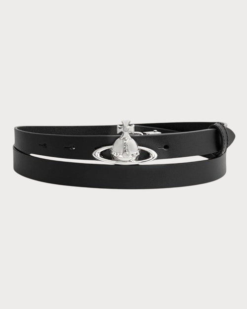 VIVIENNE WESTWOOD Small Orb Buckle Belt | 西太后 皮帶 (黑色) - LONDONKELLY 英國名牌代購
